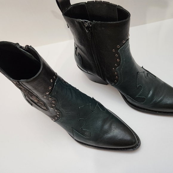 Casta western style leather boots - Picture 2 of 5